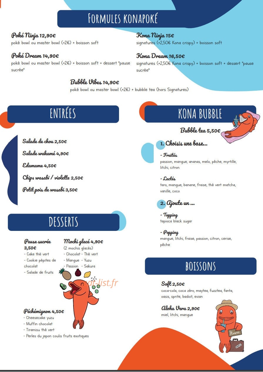Konapoke — carte page 1