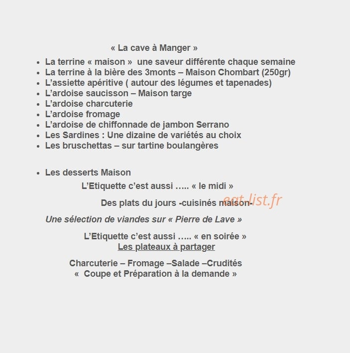 L'étiquette — carte page 1