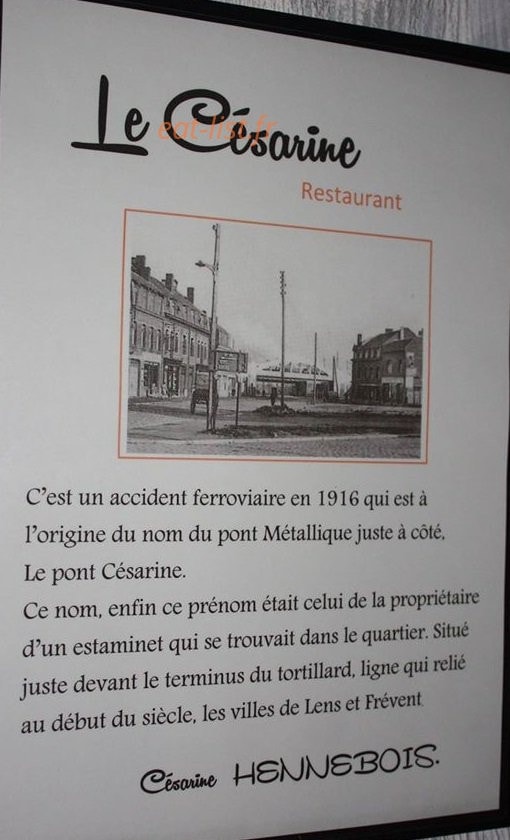 Le césarine — carte page 1