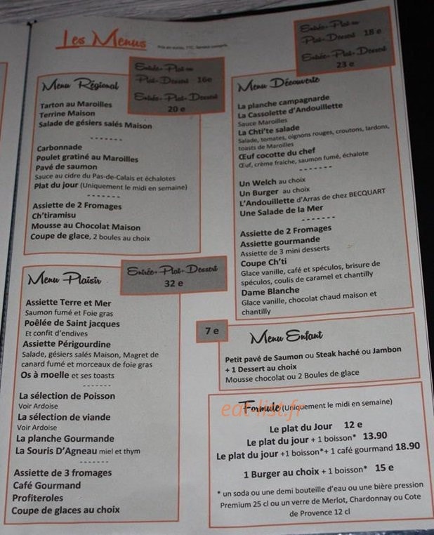 Le césarine — carte page 5