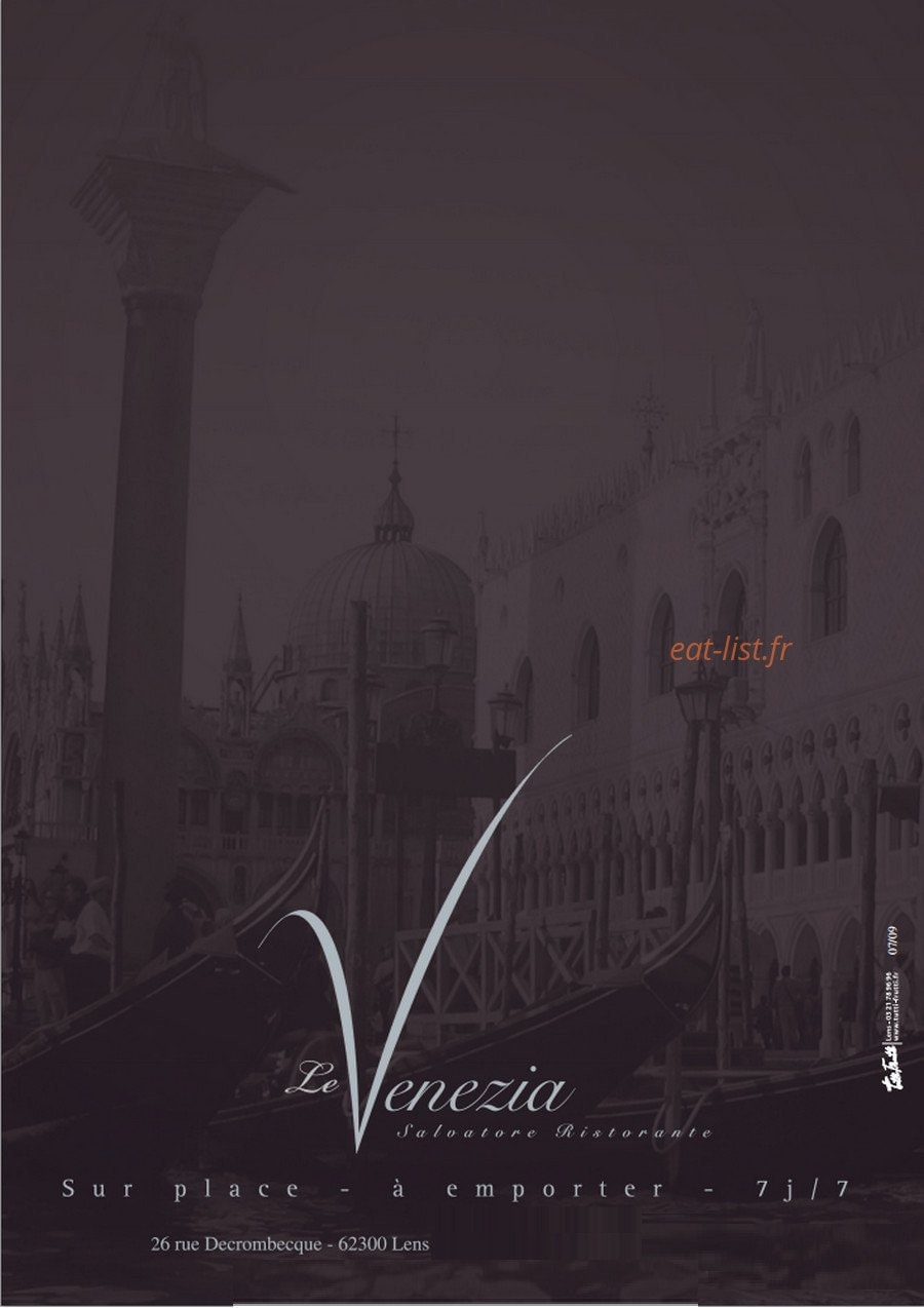 Le venezia — carte page 1