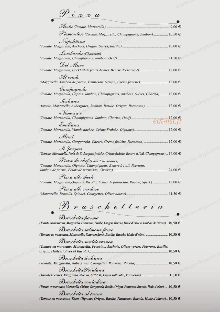 Le venezia — carte page 3