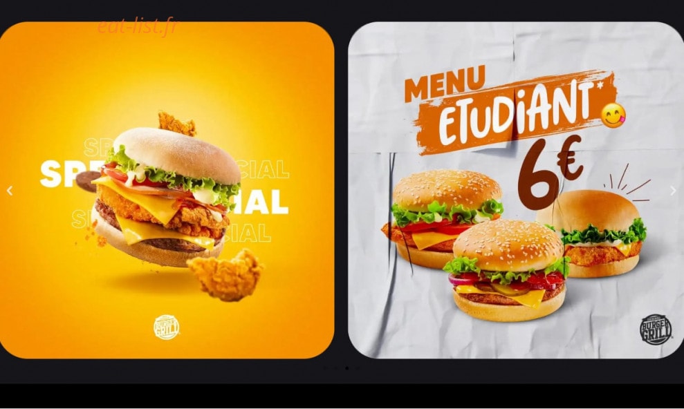 Original Burger Grill — carte page 1