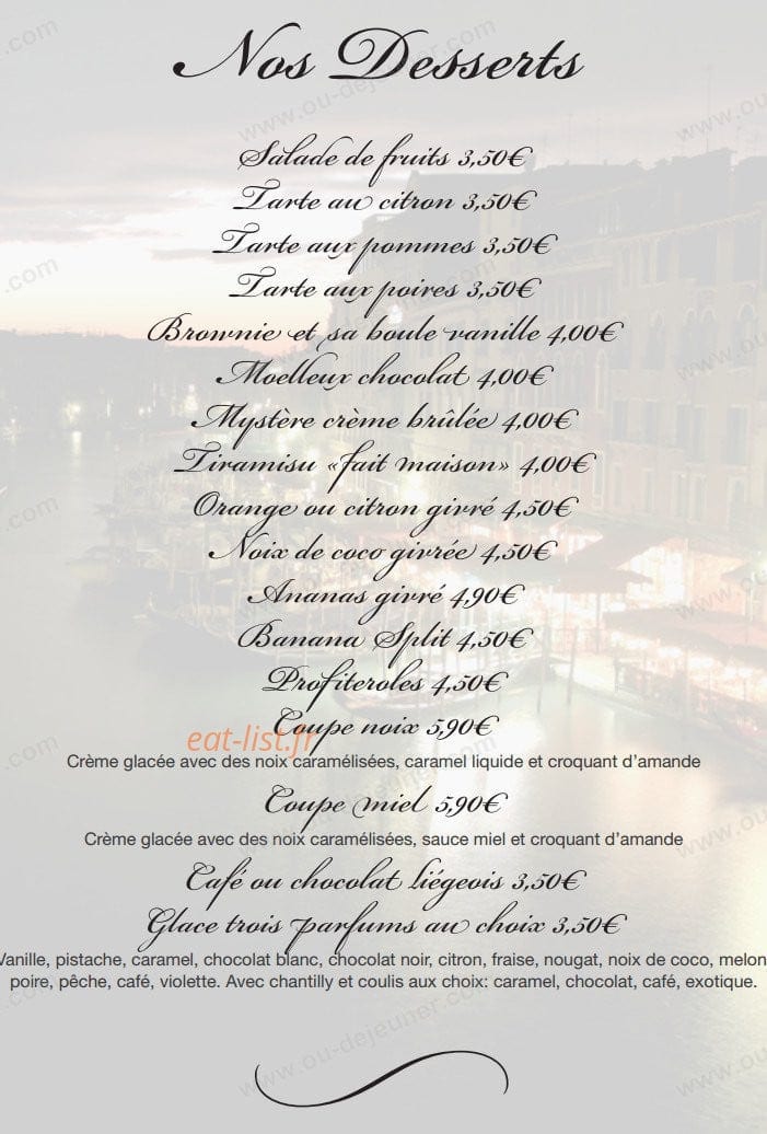 Pizzeria Di Milano — carte page 10