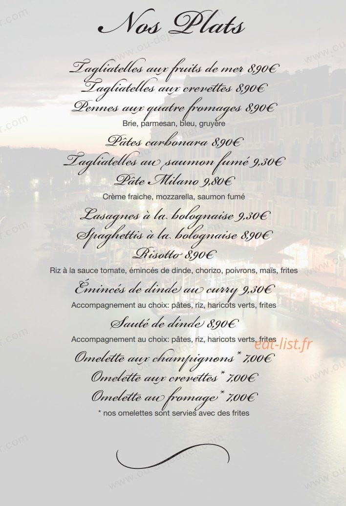 Pizzeria Di Milano — carte page 8