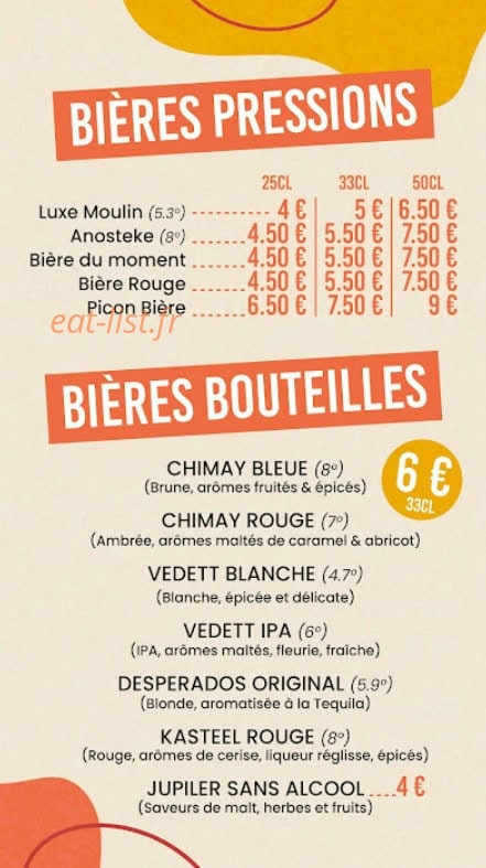 Show Boulette — carte page 8
