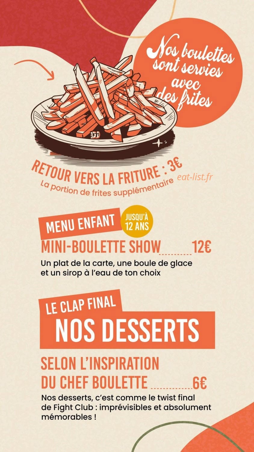 Show Boulette — carte page 3