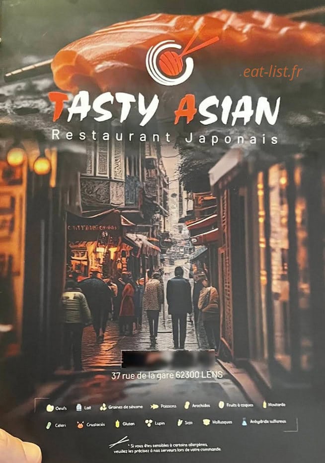 Tasty Asian — carte page 1