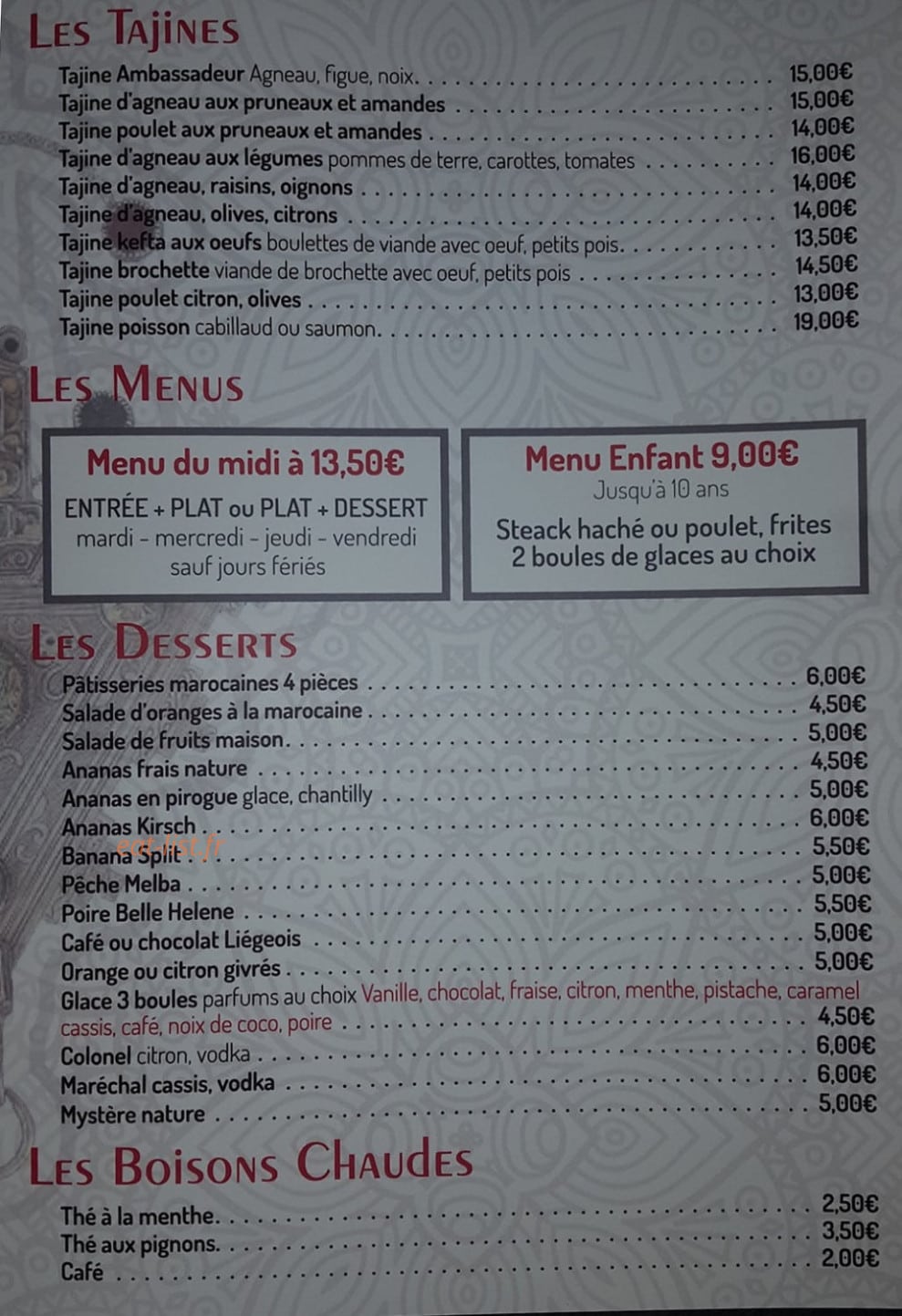 L'ambassadeur — carte page 3