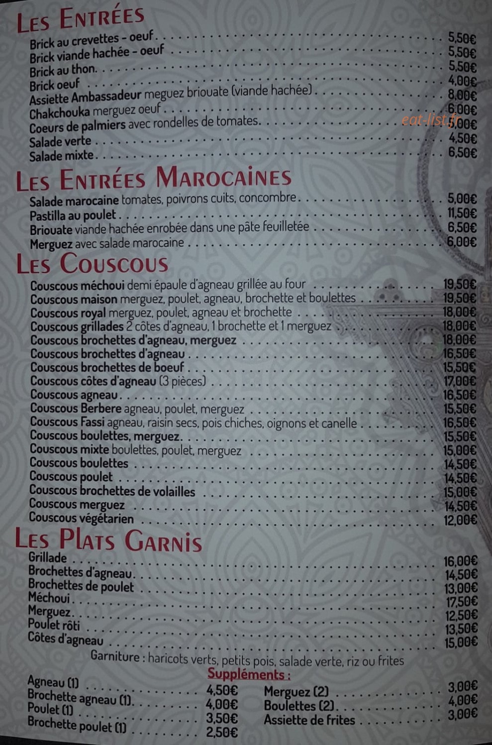 L'ambassadeur — carte page 2