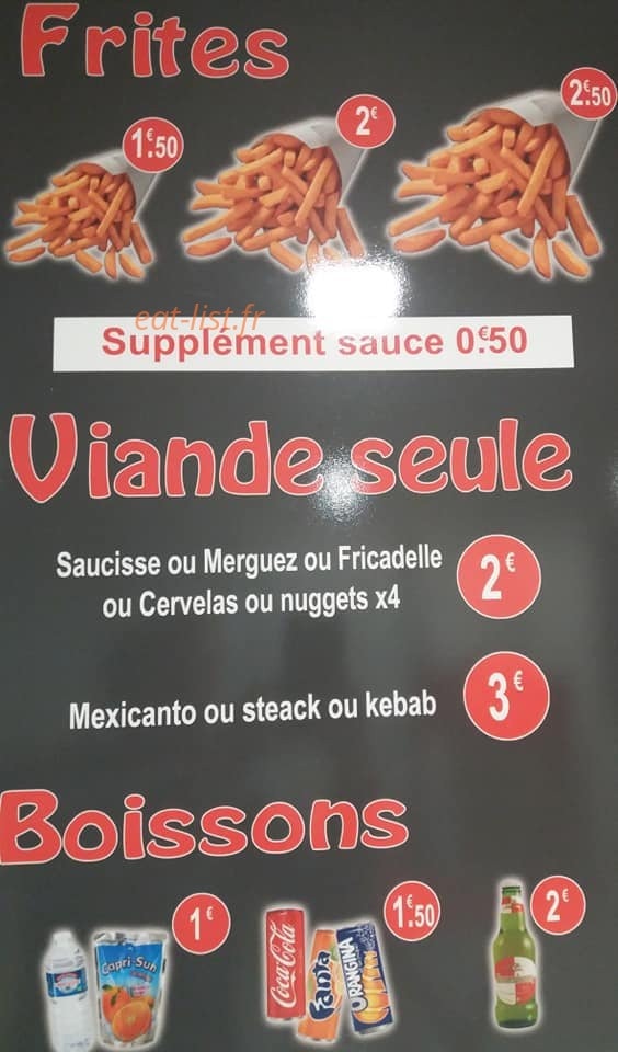 Friterie Ch'ti Mario — carte page 6