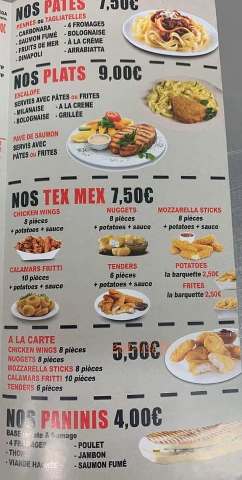 Allo Pizza — carte page 2