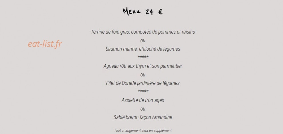 Aux Amis De Stef — carte page 2