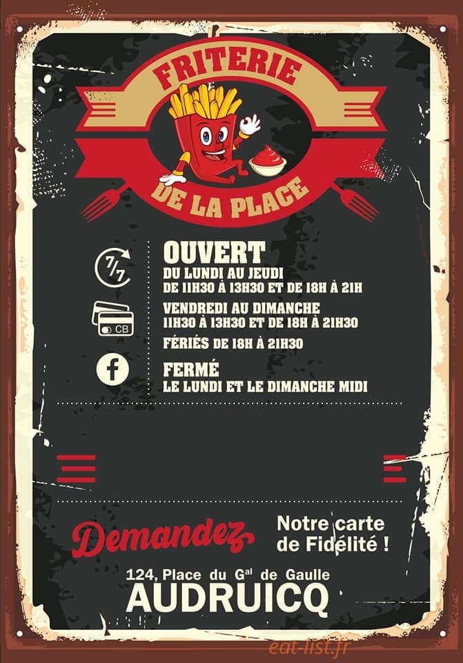 Friterie De La Place — carte page 4