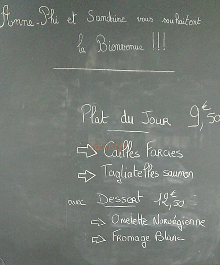 Les Petites Casseroles — carte page 1