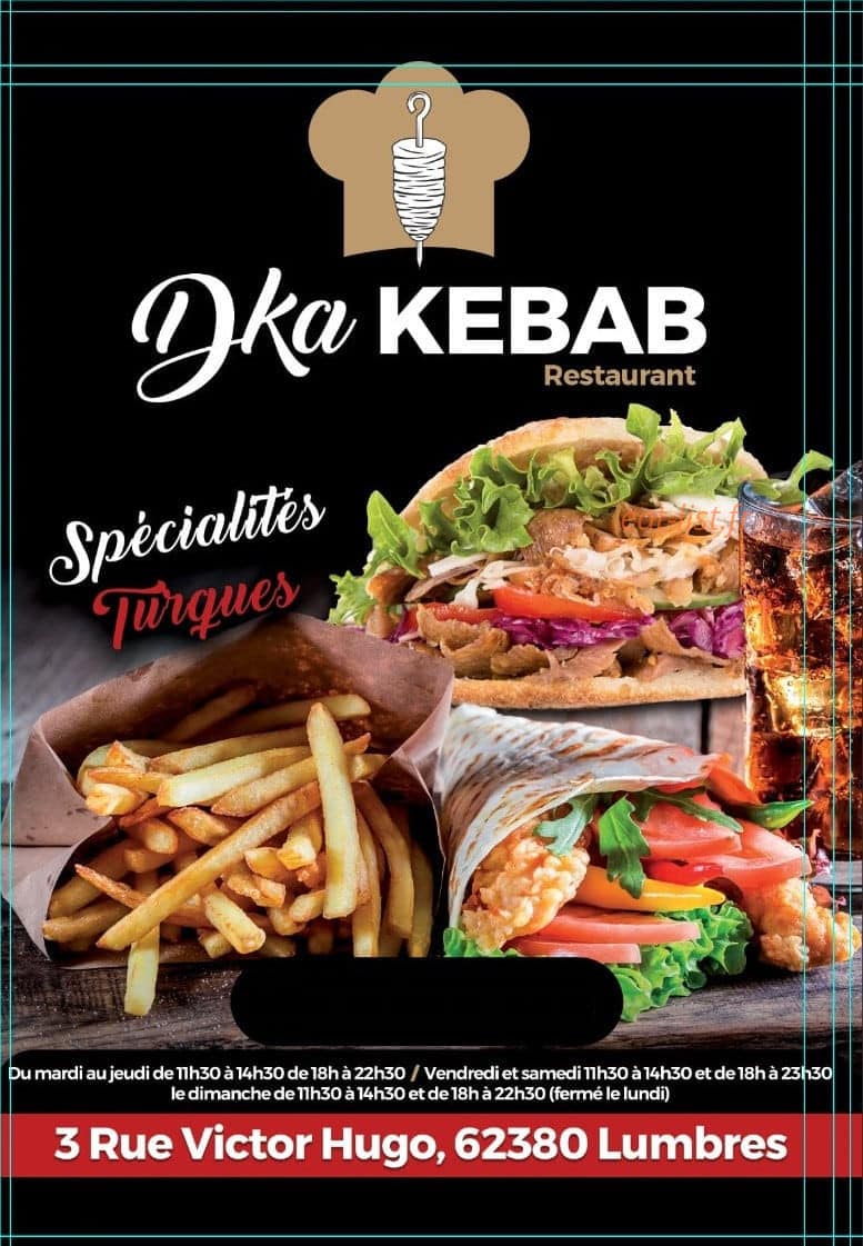 DKA Kebab — carte page 1