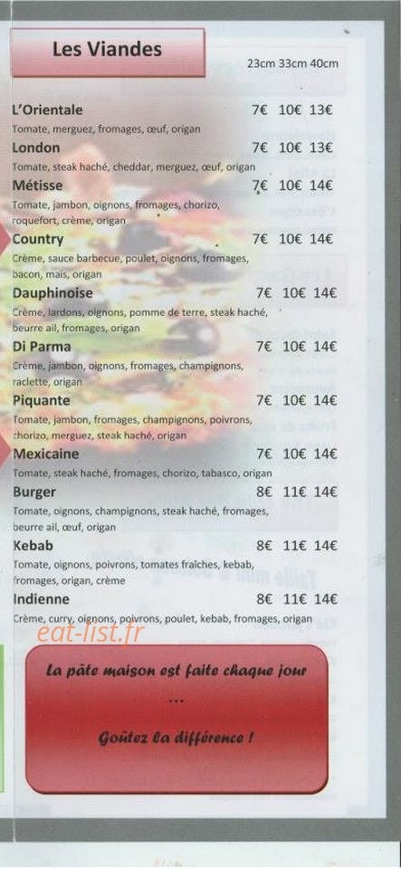 Speed'zza — carte page 4