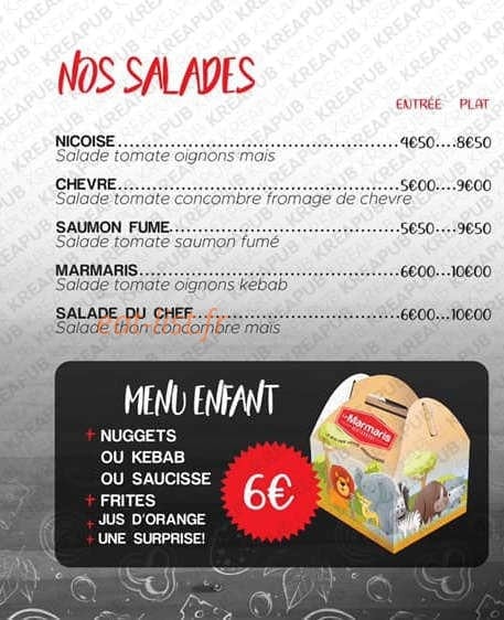 Le Marmaris — carte page 10