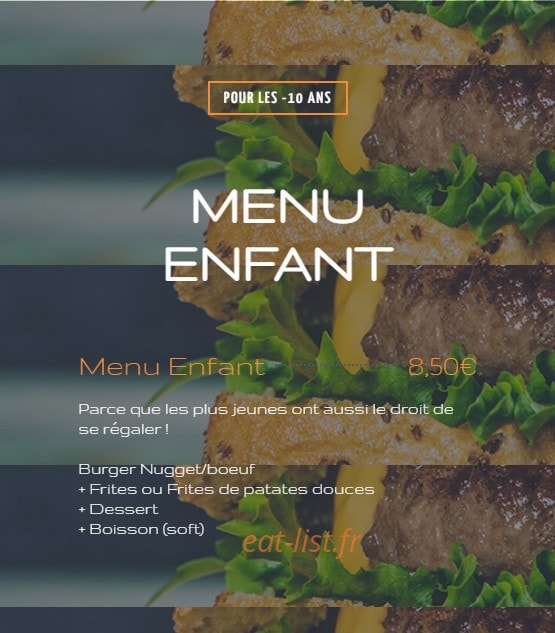 L’expérience Burger — carte page 3