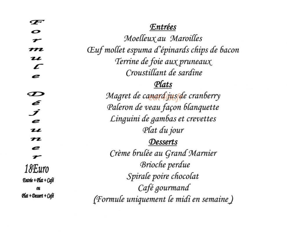 L'ô à la Bouche — carte page 4