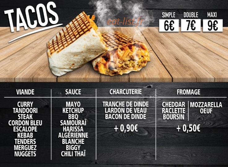 Naan tandoori — carte page 3