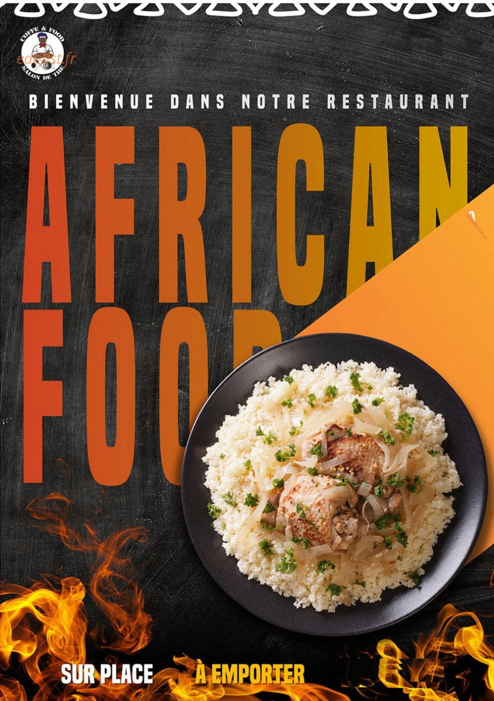 Ô Saveurs d'Afrique — carte page 1
