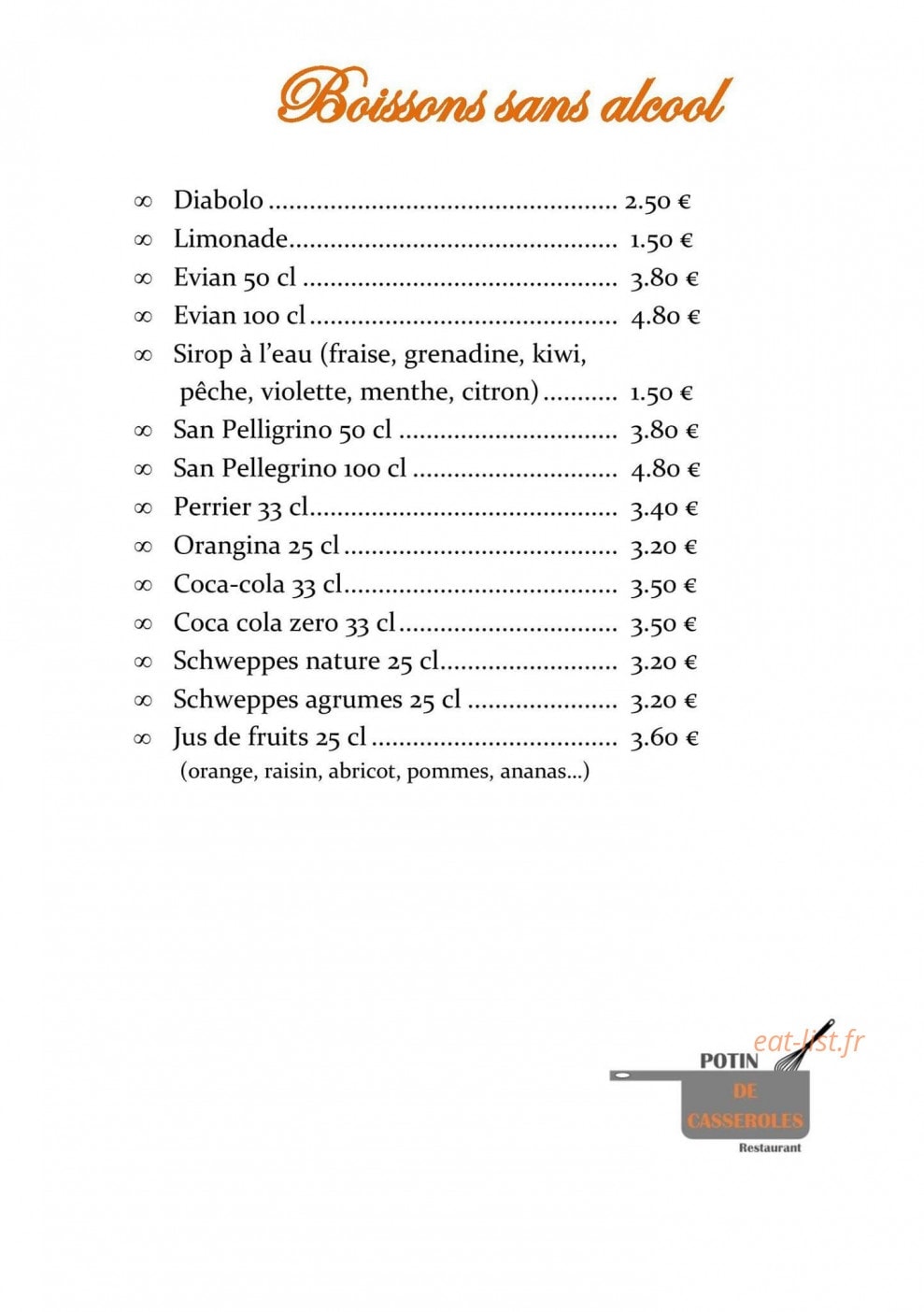 Potin de Casseroles — carte page 7
