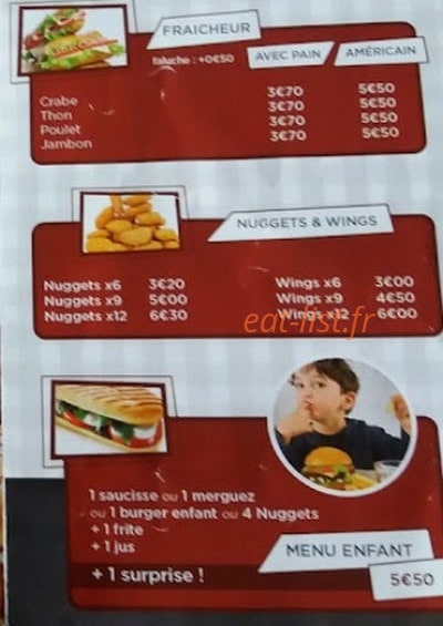 Roj burger — carte page 3