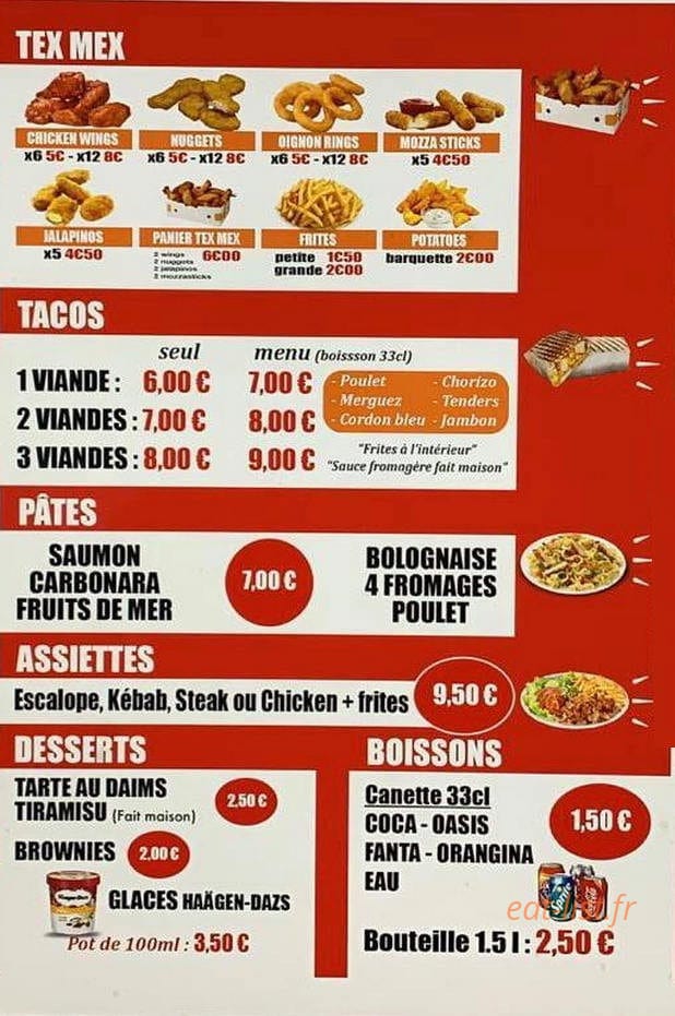 Super pizza — carte page 2