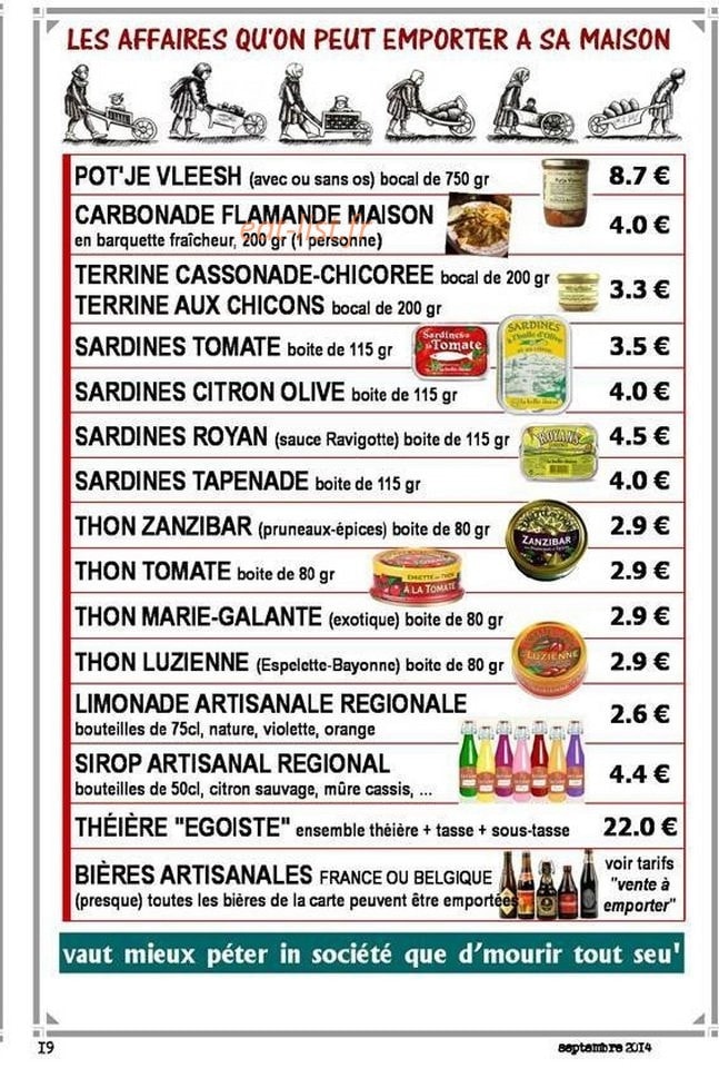 La cervoise tiède — carte page 3