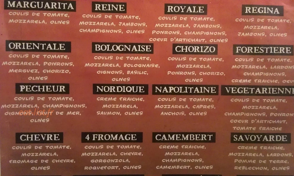 La Petite Venise — carte page 1