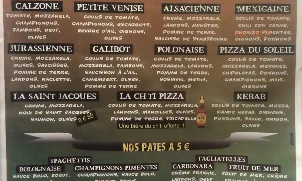 La Petite Venise — carte page 2
