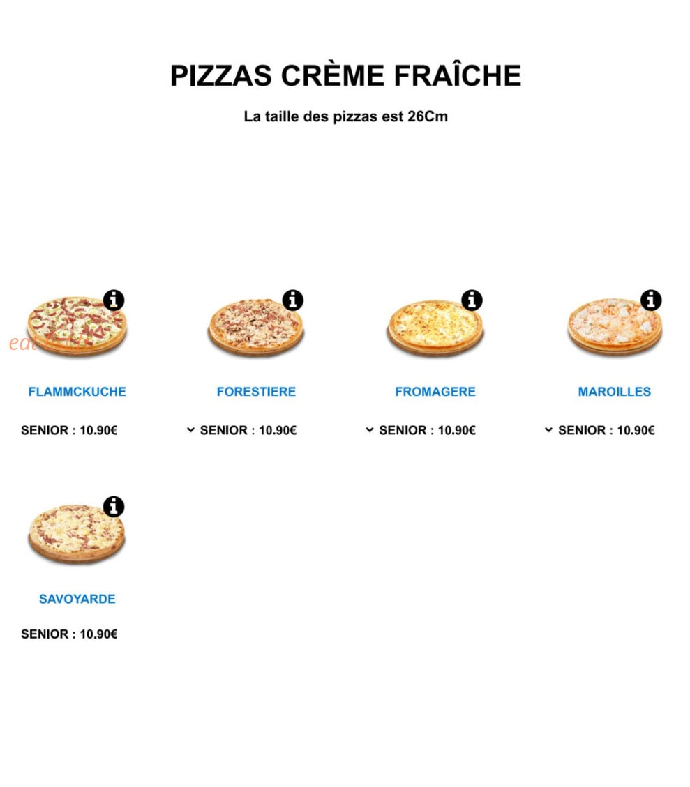 La Pizza' — carte page 2