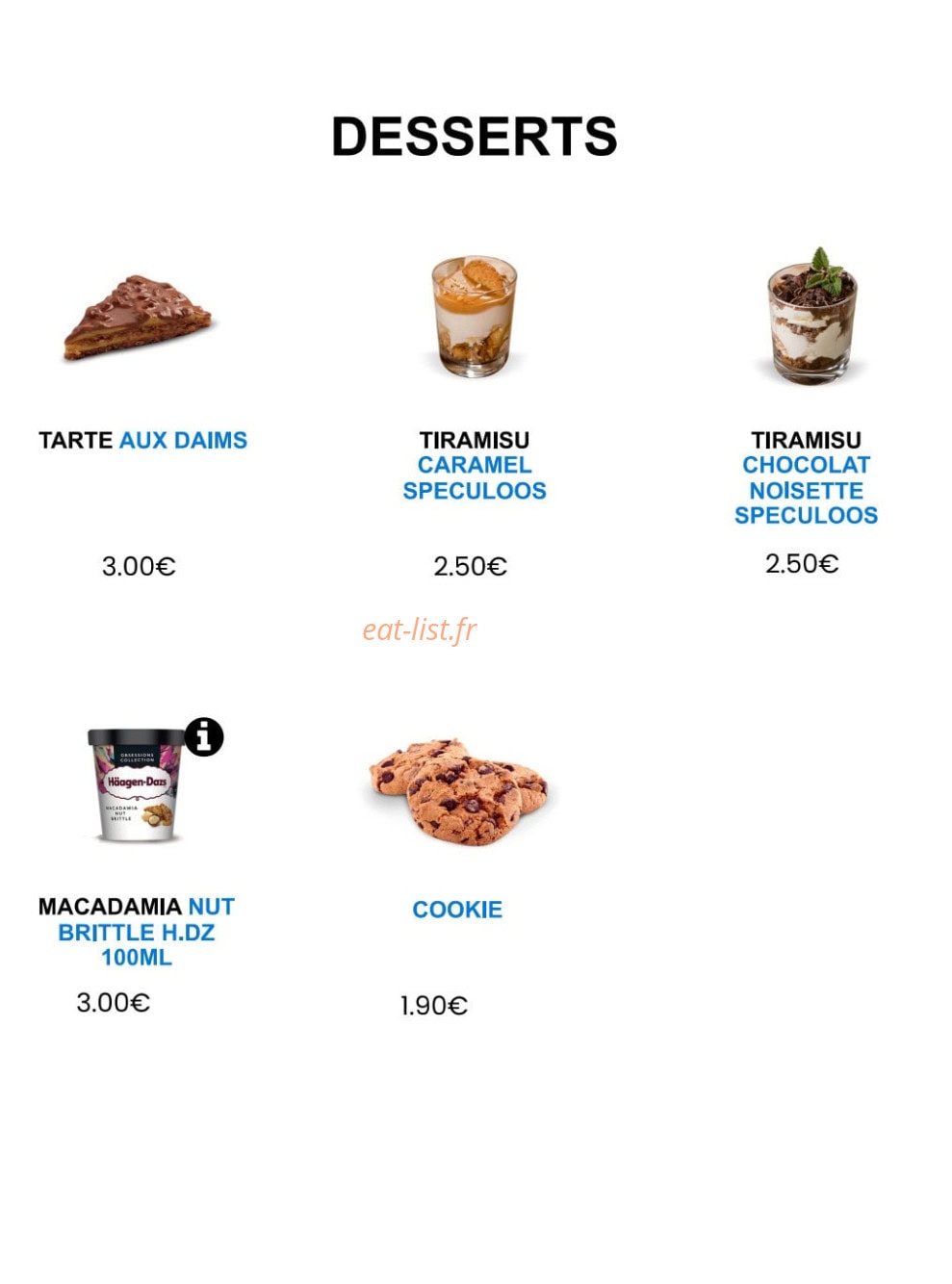 La Pizza' — carte page 4