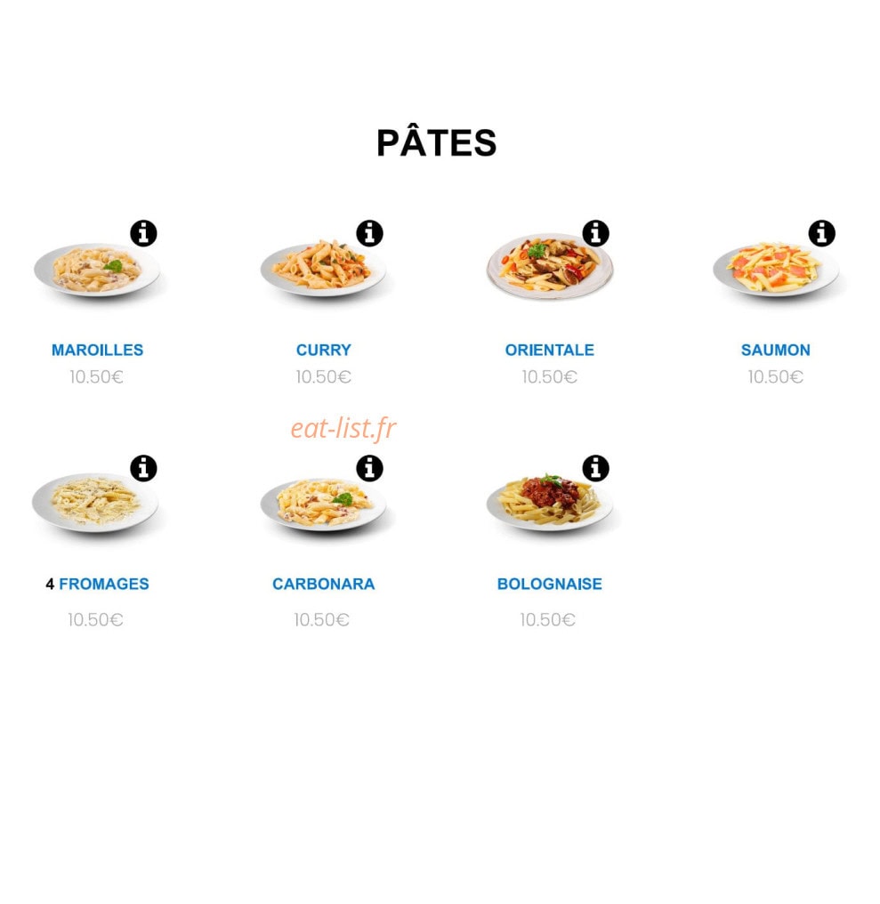 La Pizza' — carte page 3