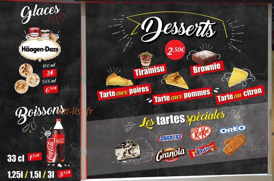 Burger & Grill — carte page 2