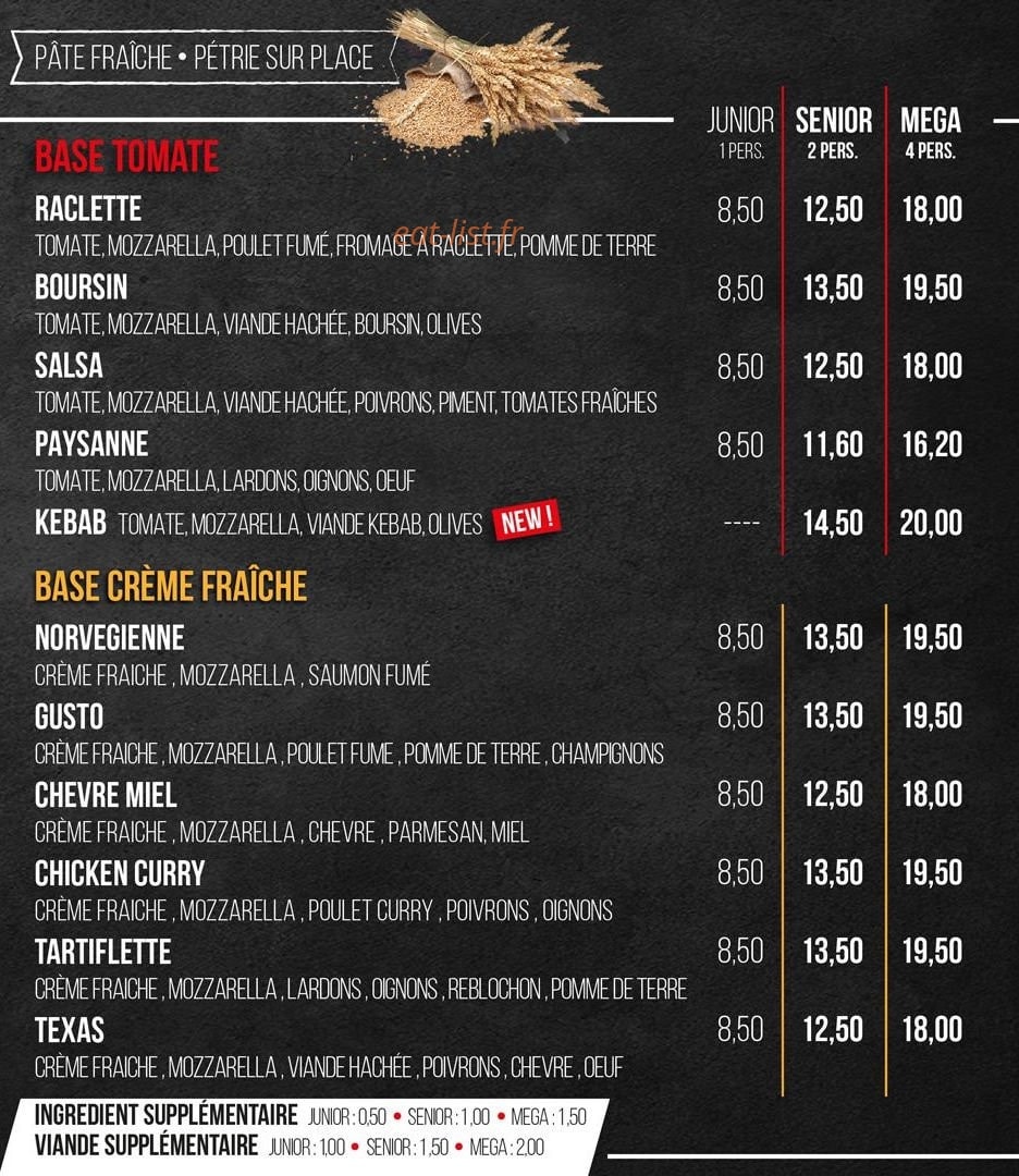 Gusto — carte page 2
