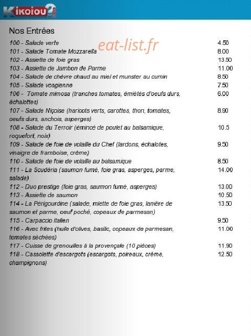 Aux petits creux de Richard — carte page 2
