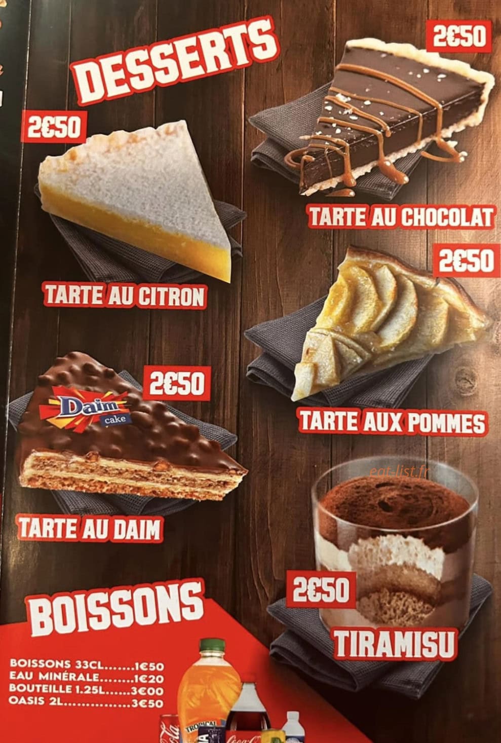 Allo Pizza — carte page 5