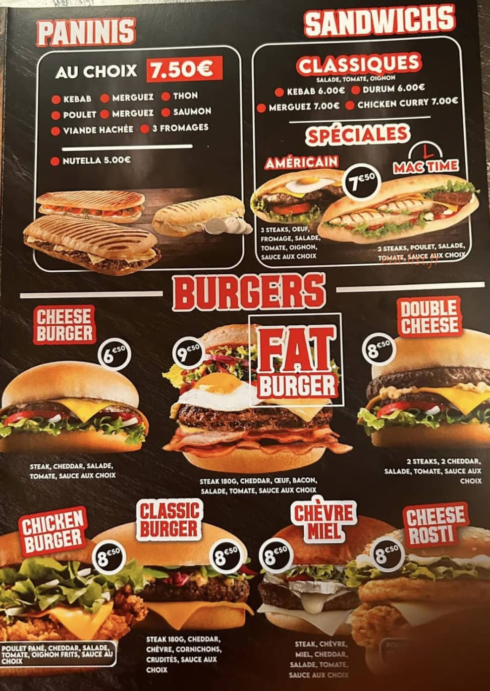 Allo Pizza — carte page 4