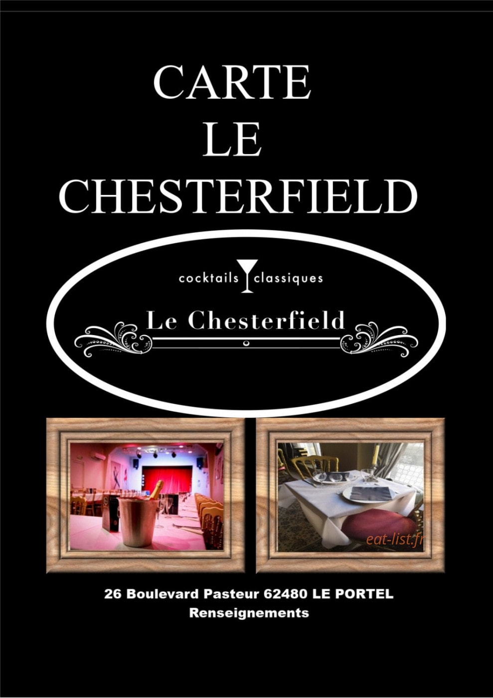 Le Chesterfield — carte page 1