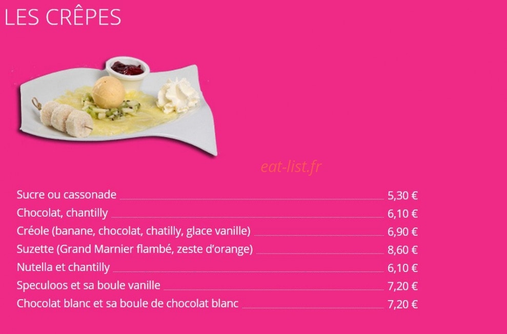 Chic Ô Rail — carte page 7