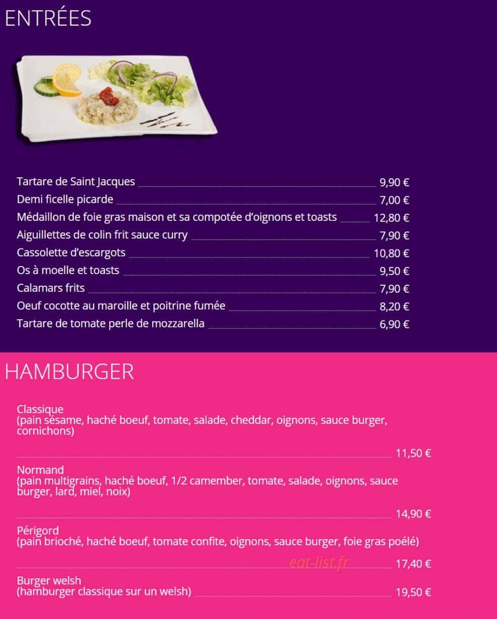 Chic Ô Rail — carte page 1