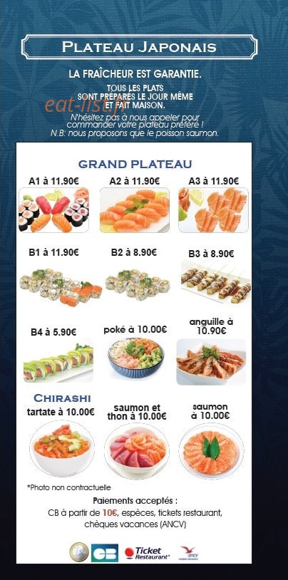Delices d'Asie — carte page 4