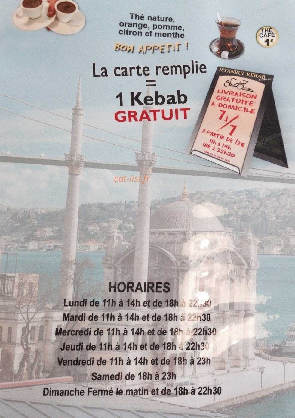 Istanbul kebab — carte page 4
