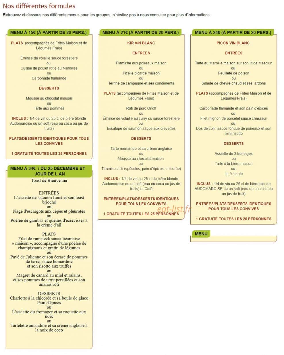 L' Audomaroise — carte page 4