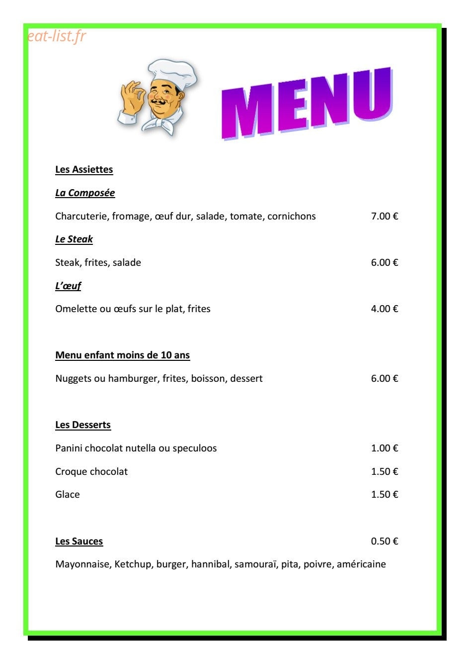 Mamamia — carte page 6