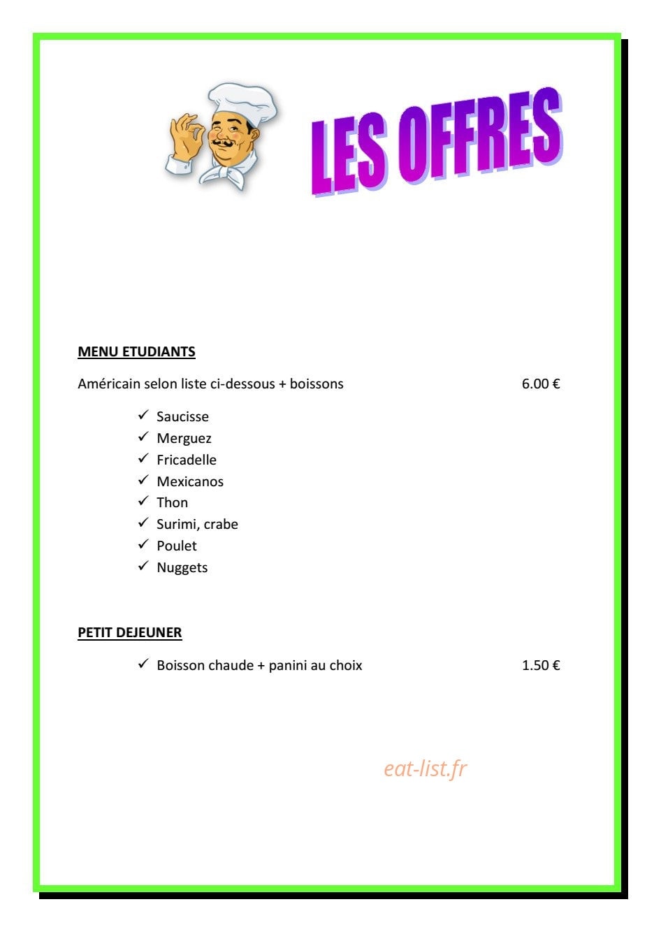 Mamamia — carte page 8