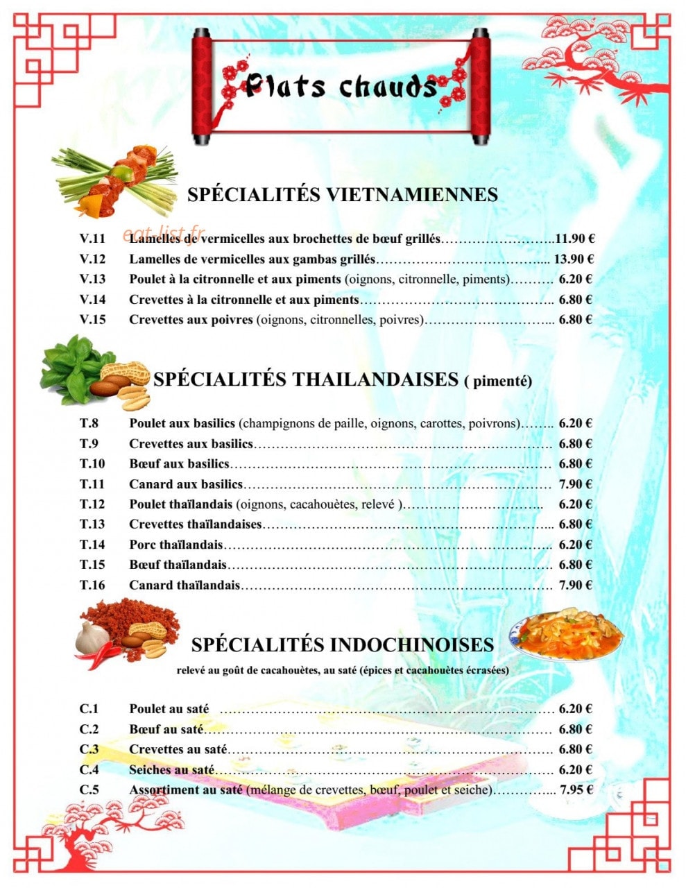 New China Town — carte page 4