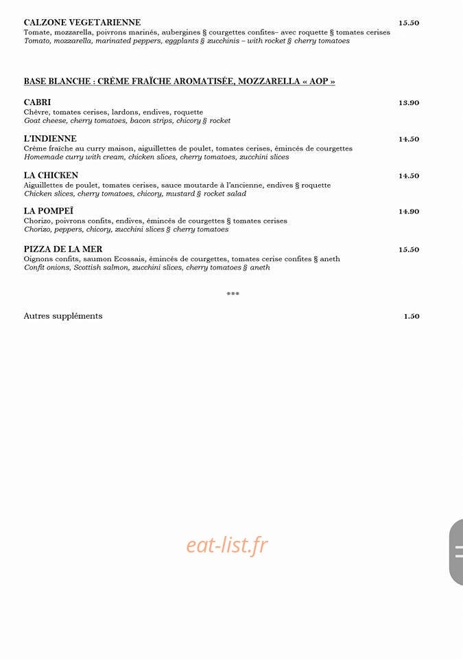 Ril's — carte page 2
